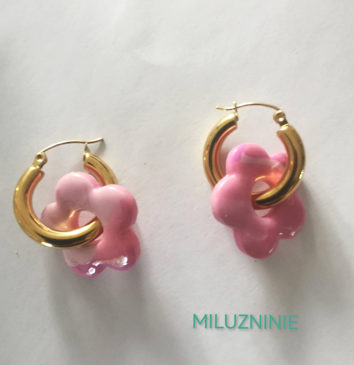 Pampilles en Fimo pour boucles d’oreilles – Fait main & interchangeables, avec ou sans créoles. (Copie) (Copie) (Copie)