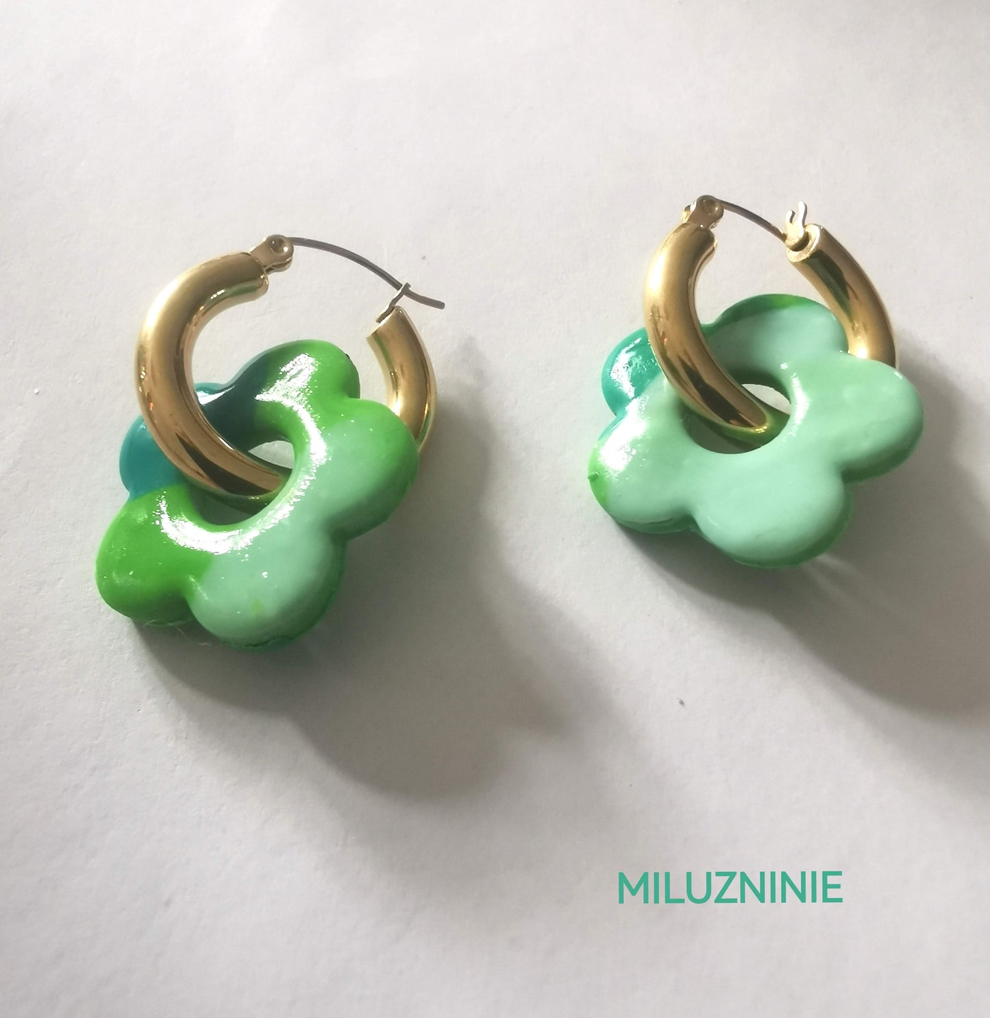 Pampilles en Fimo pour boucles d’oreilles – Fait main & interchangeables, avec ou sans créoles. (Copie) (Copie)
