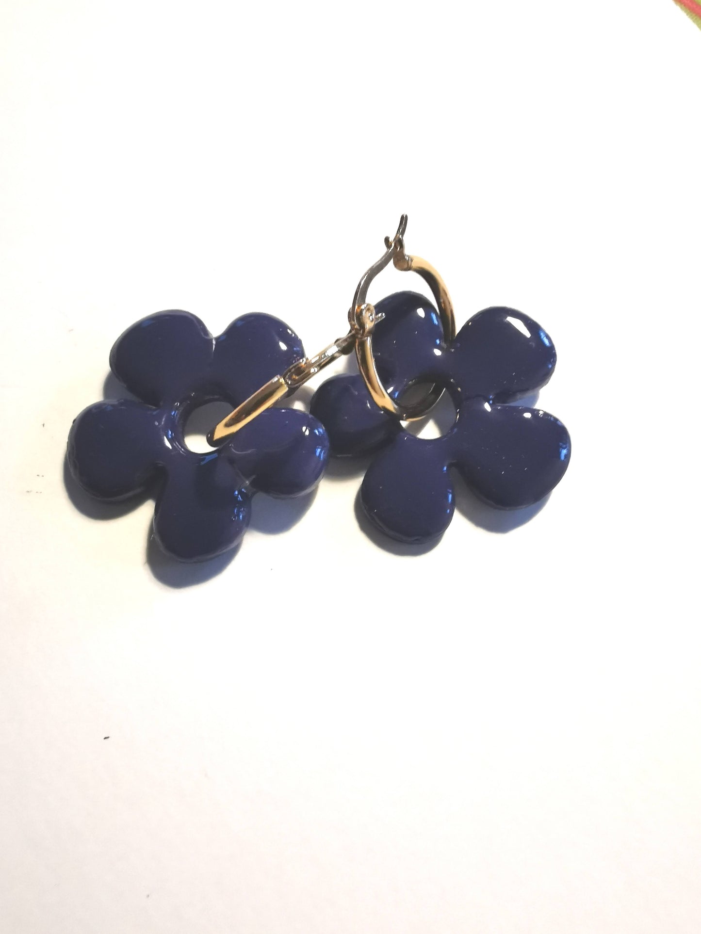 Pampilles chocolat en Fimo pour boucles d’oreilles – Fait main & interchangeables, avec ou sans créoles.