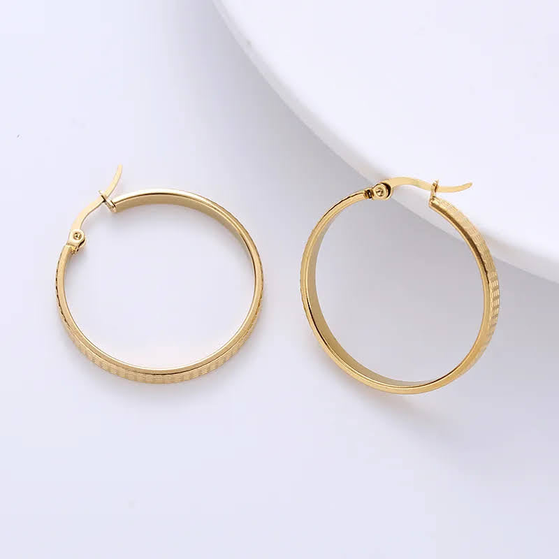 Créoles en Acier Inoxydable 35 mm – Fines, Élégantes et Résistantes