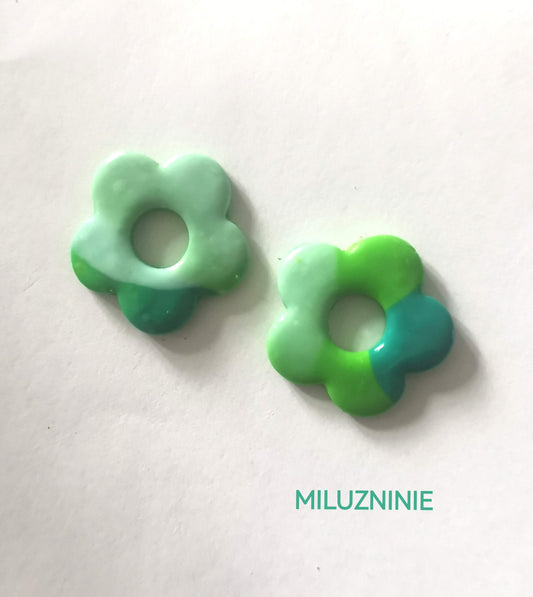 Pampilles en Fimo pour boucles d’oreilles – Fait main & interchangeables, avec ou sans créoles. (Copie) (Copie)