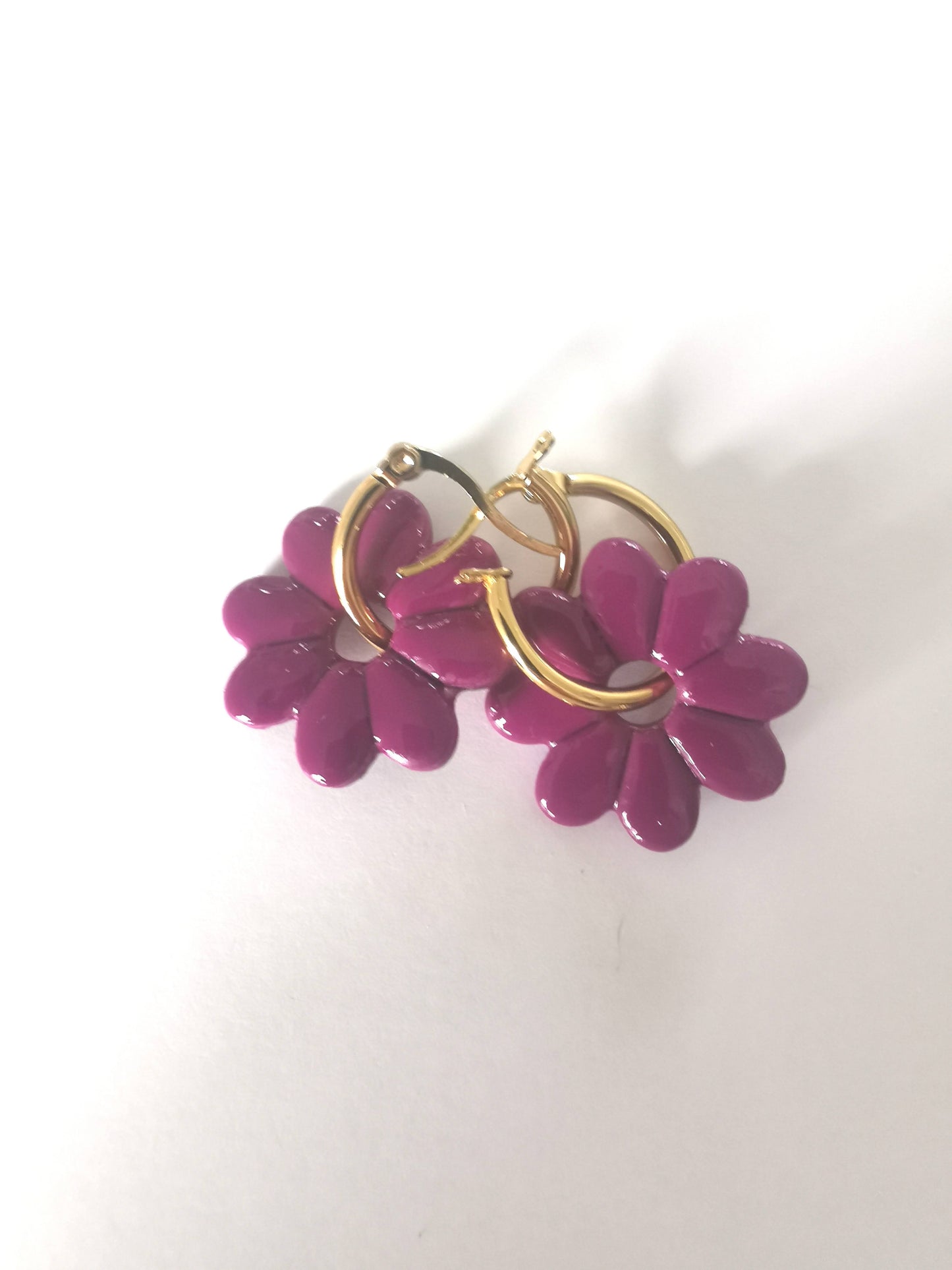 Pampilles en Fimo faites main – uniques & interchangeables pour créoles