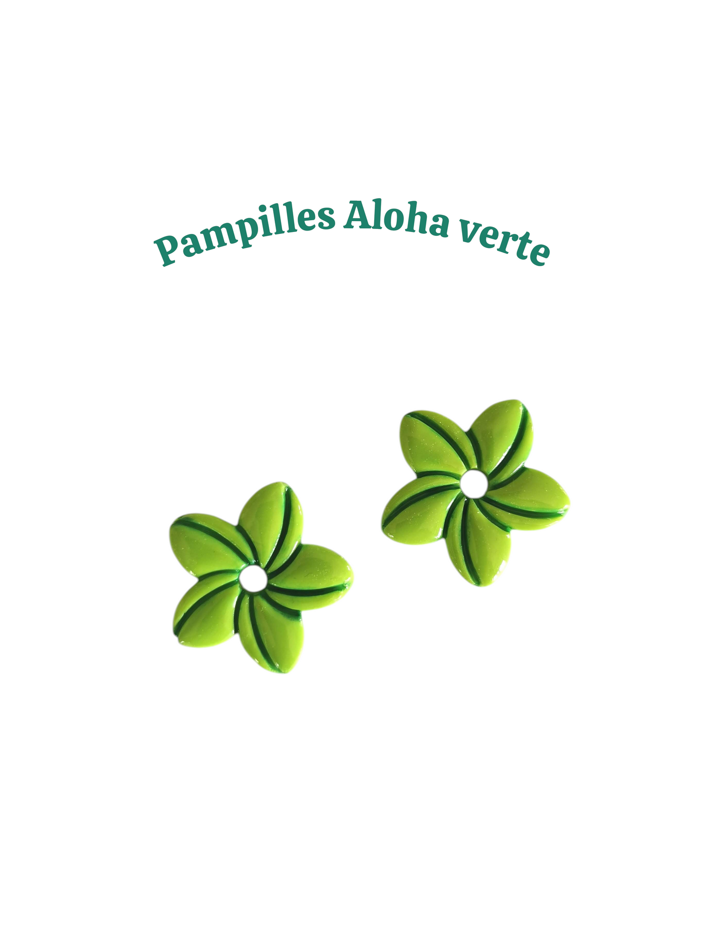 Pampilles Aloha – Fimo artisanale – Breloques interchangeables pour créoles – Bijoux faits main