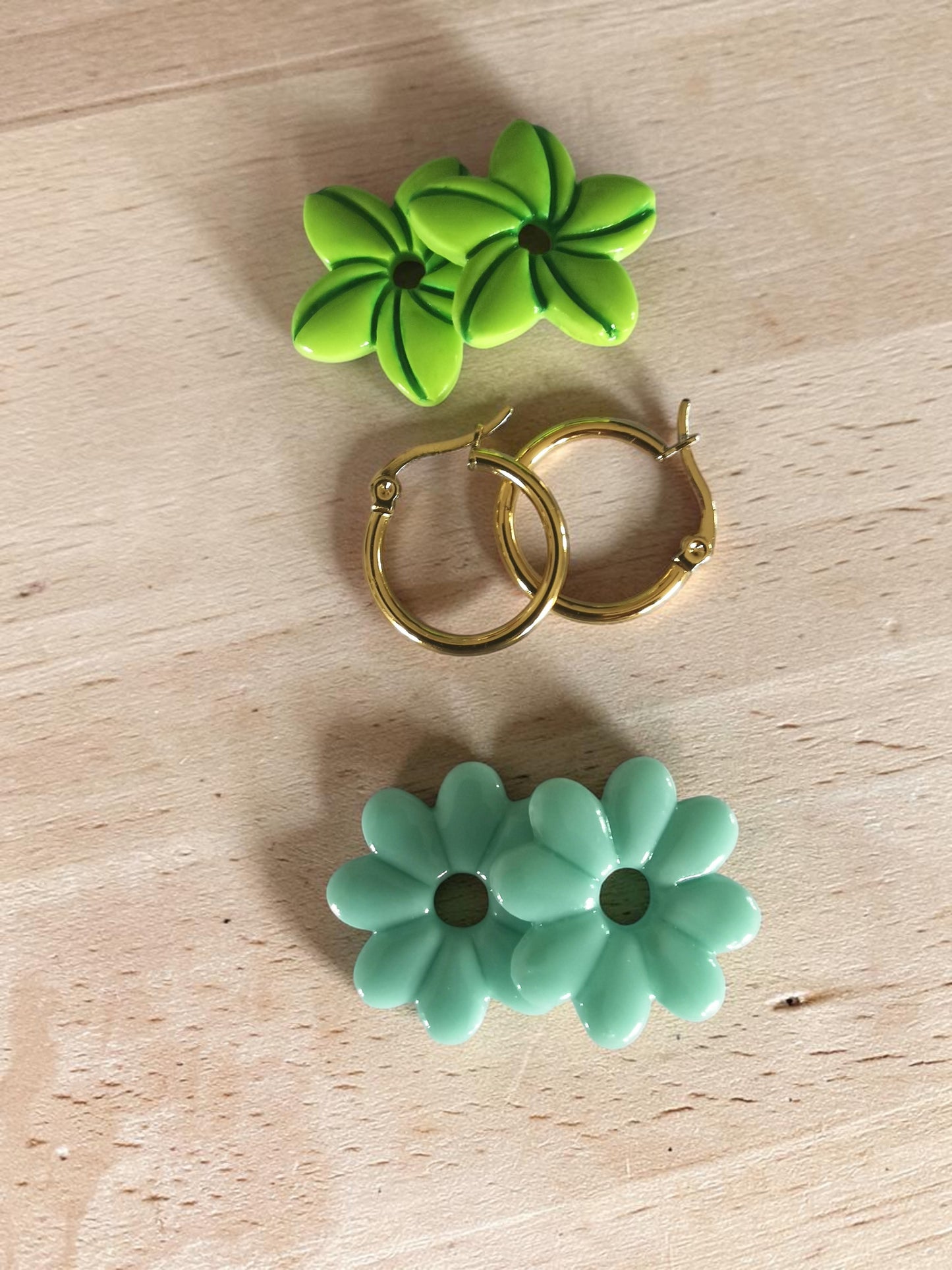 Coffret découverte pampilles – 2 paires au choix + 1 paire de créoles – Bijoux interchangeables